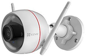 EZVIZ C3W Super HD Outdoor Smart Security Cam, With Siren & Strobe Light, H.265, Colour Night Vision, Human Detection