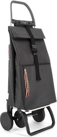 Carro Rolser Big Tweed 4 Ruedas Plegable - Negro