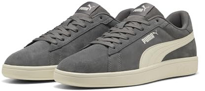 PUMA Unisex Smash 3.0 Sneaker, COOL Dark Gray-WARM White, 40 EU