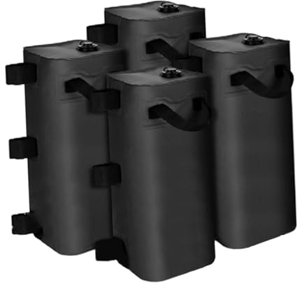 Colcolo 4X Sacchi per L'acqua con Zavorra per Carpa Sacchetti di Sabbia Sacchetti per L'acqua con Zavorra Pieghevoli Sacchetti per L'acqua con Zavorra per Car, 20 L