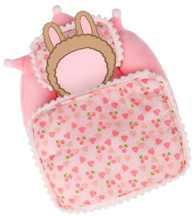 17cm La Booooo Booooo Doll Beds, La Booooo Booooo Furniture, Cherry Pattern Compatible with La Booooo Booooo Dolls