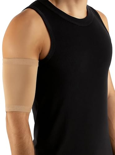 CALZITALY 1 oder 2 Paar Picc Line Cover Arm Sleeve, Herren und Damen Armbandage für Picc, Blutzuckermessgerät, Katheters oder Glukosemessgerät 70 DEN (1 Stück Hautfarbe, 3)