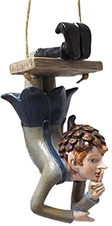 TOYANDONA Colgante de de Duende de para Decoración de Patios 1 Diseño Único Estatua Decoración Exterior