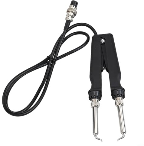Pinzetta a doppia pinza per saldatore 902 ESD, strumento di saldatura a doppia punta a calore rapido per riparazione di circuiti stampati e