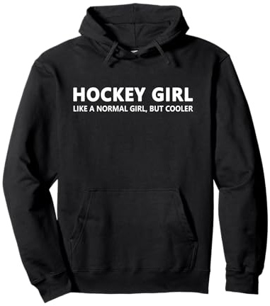Ice Hockey Daughter Hockey Girl Pullover Hoodie