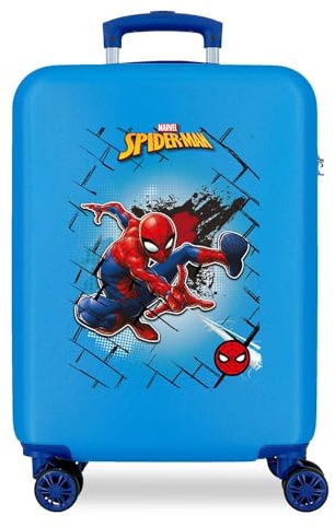 Marvel Spiderman Red, Equipaje Para Niños, Azul (Blue), 38x55x20 Cms