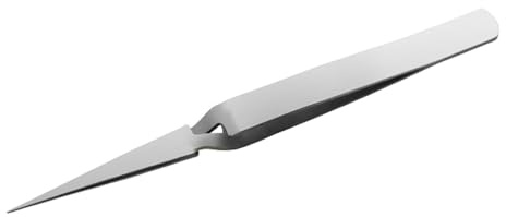 Pinzette per saldatura inversa in acciaio inossidabile ad alta precisione non conduttive pinzette anti-magnetiche a punta pinzette utensili manuali pinzette inverse di precisione per la lavorazione