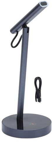 Denash Microfono per Computer, Microfono a Condensatore da Tavolo Pieghevole con Pick Up Omnidirezionale a 360°, Plug and Play, Mute USB, Lega di Alluminio per Riunioni Canto in