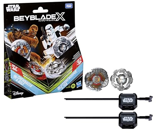 Hasbro Beyblade X und Star Wars Collab, Chewbacca 4-80LF vs. Sturmtruppler 5-70B