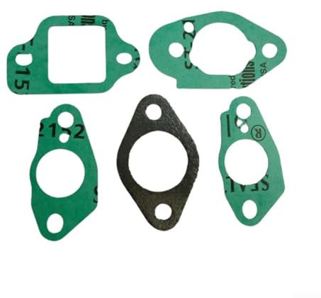 Homeponnew Juego de juntas de carburador para Honda IZY HRG465 GCV135 para GCV160 GC135 GC160 465, piezas de motor de cortacésped, kit de 5 piezas