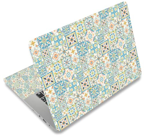 icolor Adesivo per laptop in vinile, pellicola protettiva autoadesiva per notebook da 13 13,3 14 15 15,4 15,6 pollici, pellicole protettive per laptop, adesivi decorativi autoadesivi, protezione