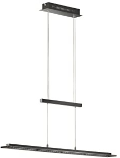 Fischer&Honsel Tenso TW Pendelleuchte, Metall, 20 W, sandschwarz