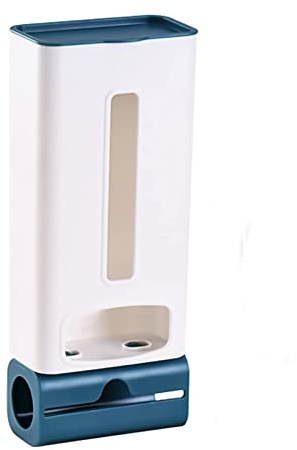 EULAPGOE BBDA - Dispensador de bolsas de plástico para colgar en la pared, color azul