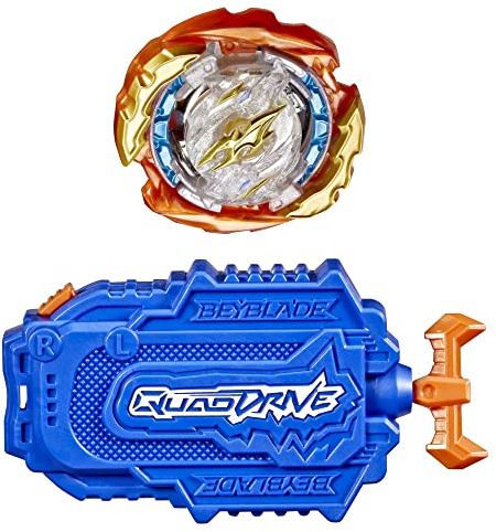Beyblade Burst QuadDrive Cyclone Fury String Launcher Set - Battle Game Set with String Launcher and Right-Spin Battling Top Toy