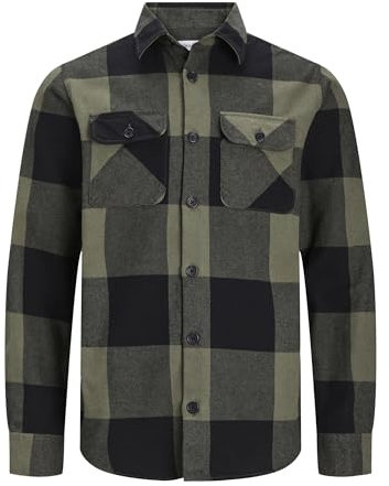 JACK & JONES Jjedarren Buffalo Overshirt Ls Noos