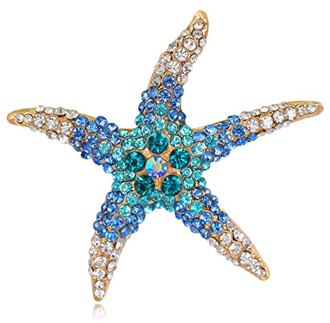 Diamant Broches Broche Étoile De Mer Romantique Remplie De Diamants Boucle De Broche Broche Étoile De Mer Broche Boucle Châle