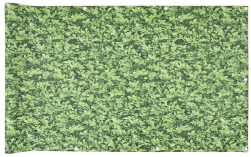 vidaXL Paravento da Giardino con Aspetto Pianta Verde 500x75 cm PVC, Rotolo di Recinzione, Striscia di Recinzione, Recinzione da Balcone