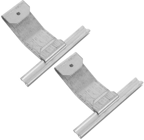 LIGIGWASH 2pezzi Ganci Zincato Per Tapparelle e Porte Scorrevoli Supporto Resistente Con Chiusura Sicura Per Sicurezza Finestra e Porta Facile Installazione e Alta Compatibilità