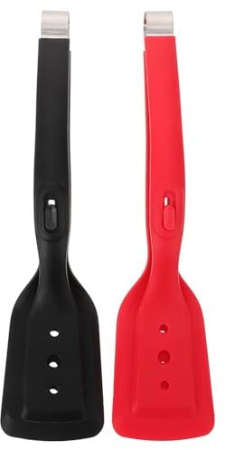 Hoement 2 Pezzi Di Pinza Per Pala In Silicone, Pinza Per Cottura, Pinza Per Cucina, Pinza Multifunzionale Per Capovolgere, Pinza Per Cucinare, Pinza Per Alimenti In Silicone, Pinza Per