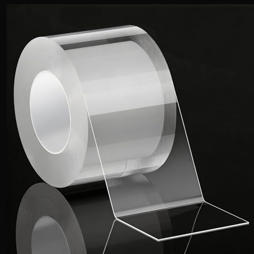 Joint Isolation Ruban d'étanchéité pour Porte et Fenêtre 5cmx10m Ruban Résistant aux Intempéries Transparente Autocollant Bande Etancheite pour Fenêtre d'hiver Anti Vent Poussière l'air Froid