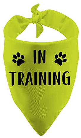 Hundehalstuch, Hundehalstuch, Angst, für Hunde, Gelb, 1 Stück