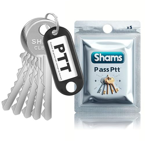 LOT 5 CLÉ PASS PTT F10 Q10 R10 S10 T10 | POUR SERRURES DE BOÎTES AUX LETTRES ET PORTES D’IMMEUBLES | CLÉ PASSE PARTOUT UNIVERSELLE | ESSENTIEL POUR LIVREURS ET FACTEURS | MARQUE 100% FRANÇAISE …