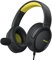 BINNUNE Gaming Headset with Mic for Xbox Series X|S, PS4, PS5, PC, Nintendo Switch - Wired Audifonos Gamer Headphones with Microphone - Yellow