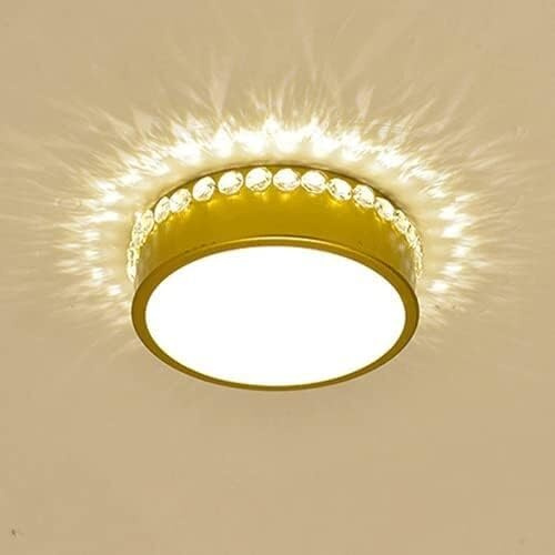 Lampada da soffitto a LED con montaggio ad incasso-18W Luce diurna morbida Lampada da incasso rotonda piatta compatibile con armadio/corridoio/scale/illuminazione cucina/seminterrato, applique moderne