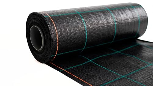 EraGreen Tissu en bandelettes 100 g/m² (10 m x 3,0 m), film anti-mauvaises herbes, tissu pour sol, tissu film, film pour jardin, enclos, perméable à l'eau, UV stable