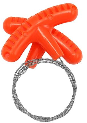 Sierra De Cable - Sierra De Cable Para Tubos Sierra De Cuerda Para Hilo Con Engranajes Para Mochilero | Herramienta De Corte De Tubería Resistente, Sierra De Alambre De Supervivencia Multifuncional Pa