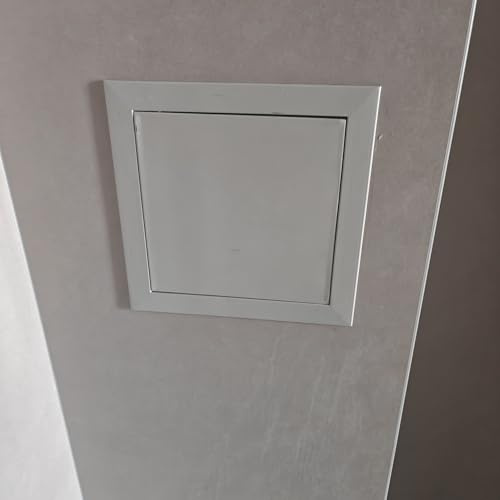 Pannello di accesso magnetico verniciabile per manutenzione elettrica, pannello di servizio per soffitti e pareti, per soffitti sospesi, pavimenti interni, passaggi in cartongesso, bianco (20 x 35 cm)