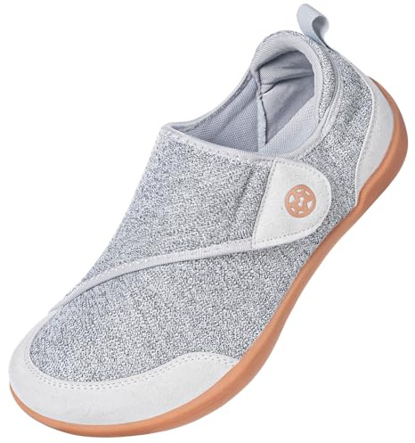 Sisttke Chaussons Diabétiques Homme Femmes Large Ajustables | Orthopédiques,confortables,Léger,Antidérapante,chaussures a scratch,Pour Personnes Âgées,pieds sensibles