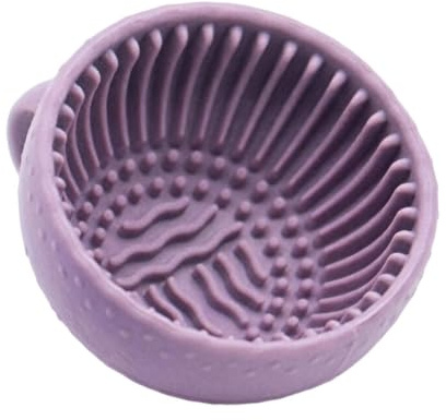 Cuenco de limpieza para pinceles de maquillaje | Cuenco de lavado de pinceles de rubor, limpiador de esponja de belleza | para mujeres, esposas, madres, amantes de la belleza, viajeros