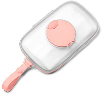 Skip Hop Grab and Go Snug Seal Wipes Case, Blush
