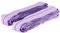 Set of 2 Professional Round Sling 1 t 2 m Circumference Lifting Sling Polyester Enorm 1492-2 Purple