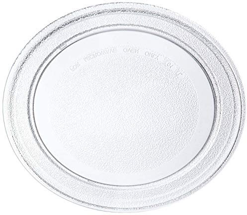Universal Replacement Microwave Glass Turntable Plate with Flat Profile 245mm No Indents/Holes