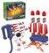 Luksinlong Raketen Spielzeug für Kinder, Handheld + Fußpedal 2-in-1 Rocket Launcher for Kids, Outdoor Garten Spielzeug für Kinder ab 3 Jahren (2 in 1)