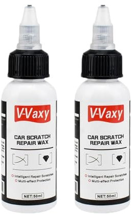 Cire De Réparation De Rayures De Voiture, Paquet De 2 Dissolvant De Rayures Et De Tourbillons De Voiture, Cire De Polissage De Voiture Réutilisable Pour Une Finition Très Brillante