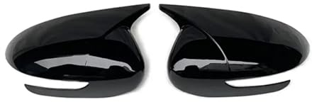Tapa Cubierta Espejo para Kia para Sportage KX5 2016-2019, Pegatina para Espejo Retrovisor Lateral, Tapa De ala, Moldura De Fibra De Carbono para Puerta Exterior Cubierta Espejo(Gloss Black)