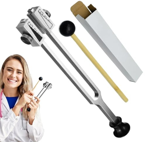 Juego de diapasón - Instrumento de sonido ajustable, reflector | Kit de vibración curativa para meditación, terapia, bienestar, relajación, ayuda para el diagnóstico de equilibrio corporal