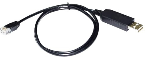 CHIP EQDIR USB till RJ11 RJ12 6P4C adapter seriell kontrollkabel för Sky Watch AZ, GTI-fästen anslutning till PC eller ZWO ASIAIR(1,8 m)