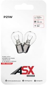 ASX Mini Bombilla halógena P21W 21W (12V)