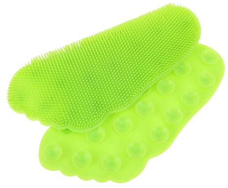 PLAFOPE Rutschfestes Silikon Massagepad Dusch Fußmassagegerät mit Peelingfunktion zur Reinigung und Massage der Füße Kreativer Fußreiniger für Dusche und Bad