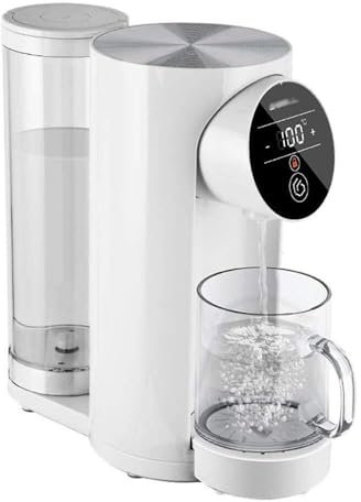 Dispensador de agua inteligente de 1,2 L, dispensador instantáneo de agua caliente para escritorio, instrucciones de calentamiento rápido y descalcificación incluidas (idioma español no garantizado)