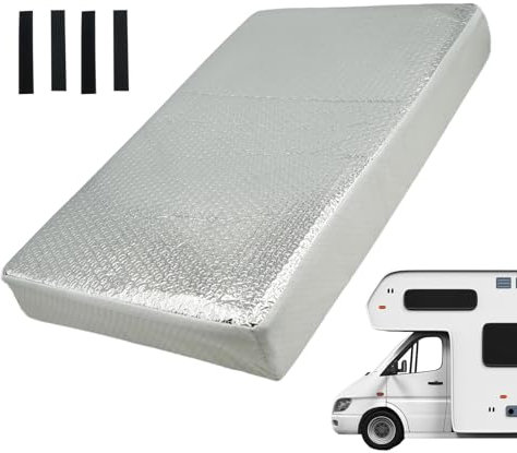 Housse d'aération de toit pour camping-car | Pare-soleil imperméable et isolé pour fenêtre de toit – Accessoire de ventilation amovible pour salle de bain, grenier, caravane, camping-car, remorque