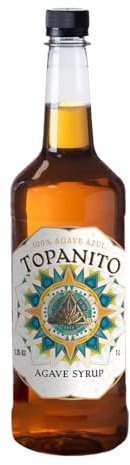 Topanito Agave Syrup 100% Agave| Zum süßen von Cocktails, Speißen und Getränken |1 x 1L / 1.35kg | Agavensirup