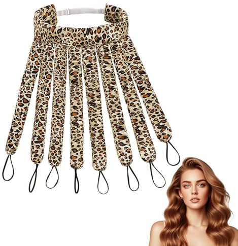 Bigoudis sans chaleur pour cheveux longs, ruban souple pour boucler la nuit, motif pieuvre, bigoudis sans chaleur pour dormir
