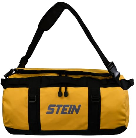 Heavy Duty Kit Bag 90L Yellow – PVC Tarpaulin Water-Repellent Holdall for Professional Work & Travel – STEIN Metro