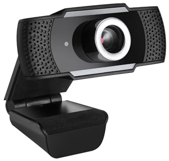CyberTrack H4 Webcam 1080P HD USB Webcam with Built-in Microphone, Zoom Certified, Black