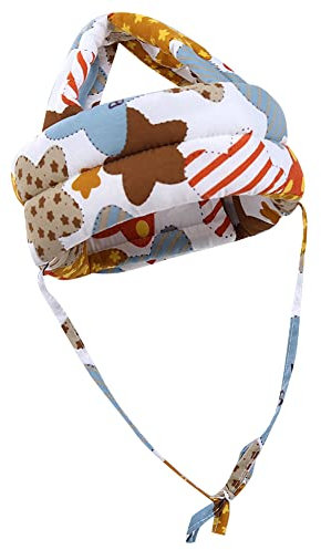 Katutude Casque Bébé Anti Choc, Casquette de Protection Anti-Chute pour Bébé Réglable, Chapeau de Sécurité Sécurité pour Bébé Protège-Front Casque de Protection Enfant Garçon Fille